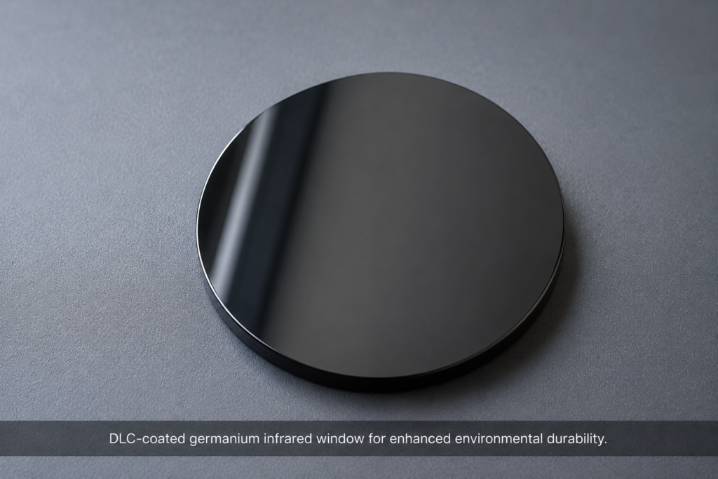 DLC-coated germanium infrared window