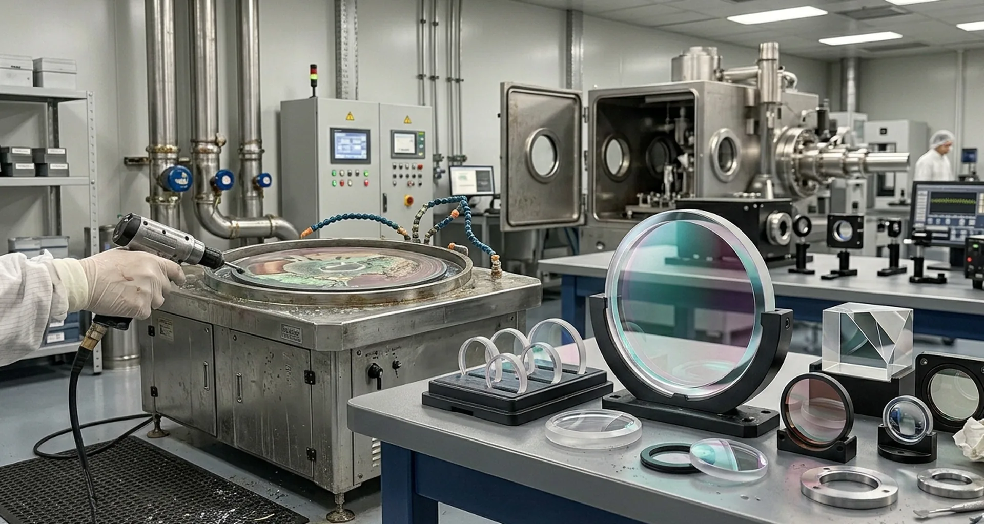 Custom quartz and fused silica optical windows for UV laser and industrial optical applications