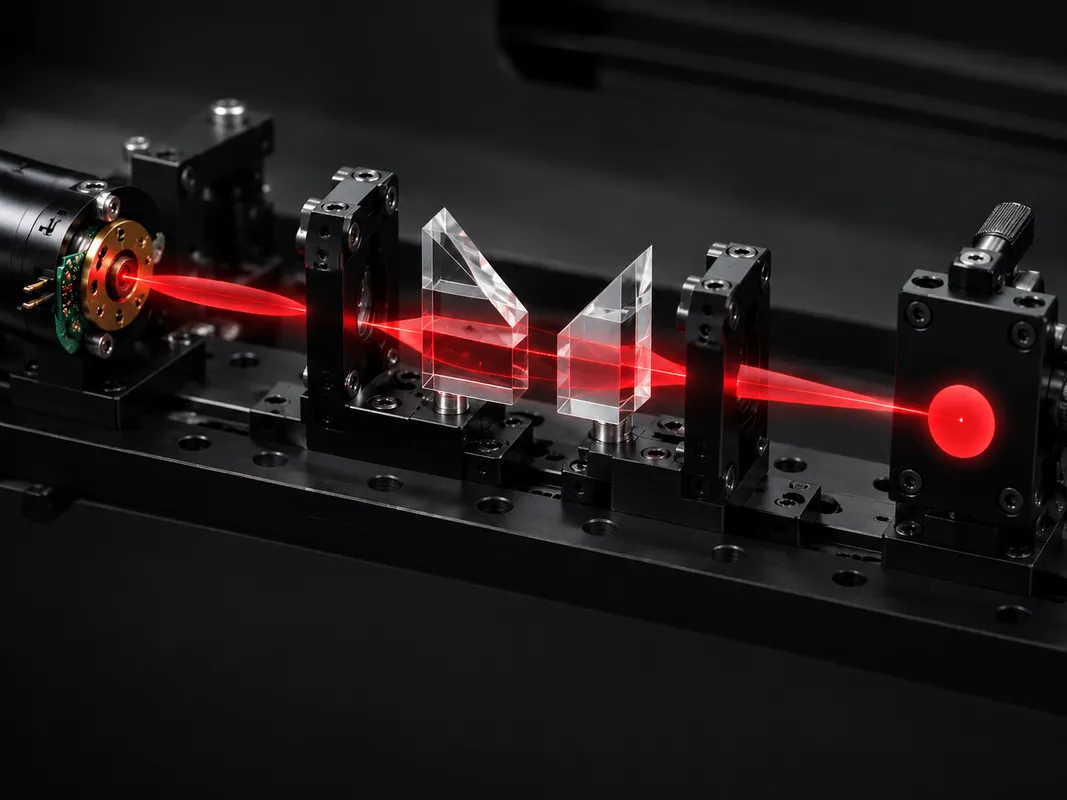 Anamorphic Prism Pair in Laser Beam Expander and Alignment Systems