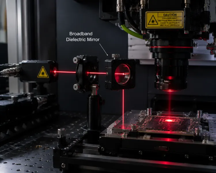 Broadband Dielectric Mirror in Multi-wavelength Optical Systems