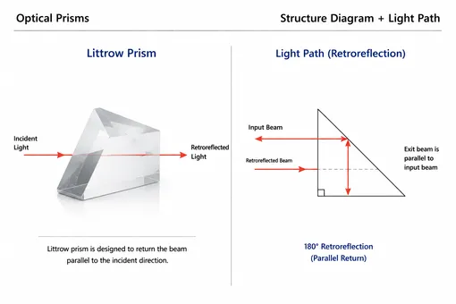 Littrow Prism Structure Diagram