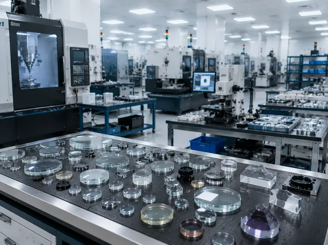 OEM custom optical component production line, Chenyu Optics