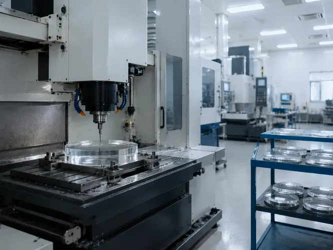 CNC processing of optical substrates, Chenyu Optics