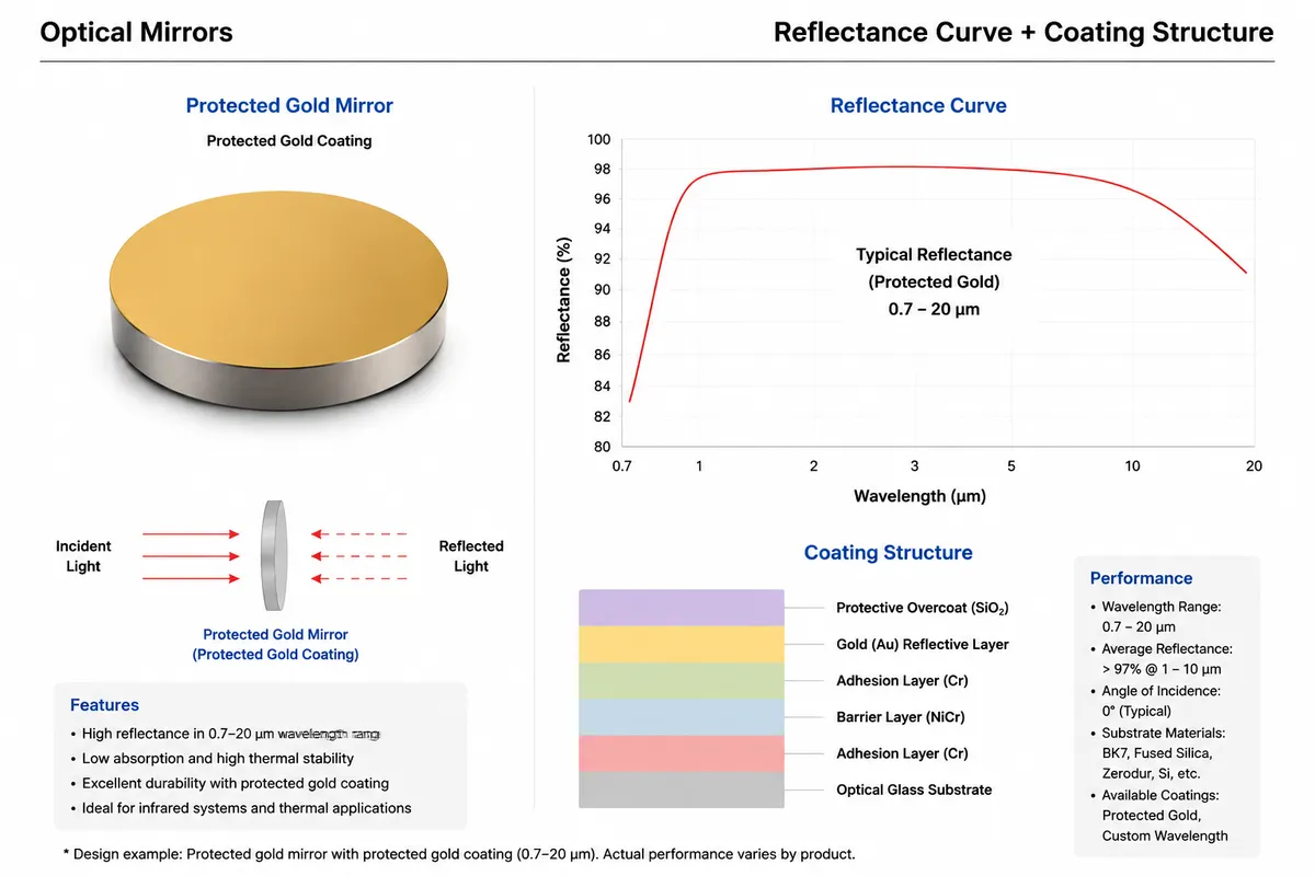 Protected Gold Mirror Structure Diagram