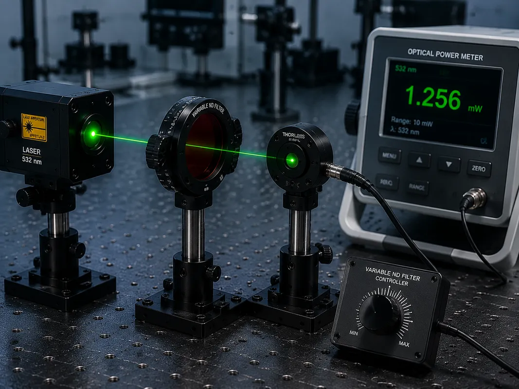 Variable ND Filter in Imaging and Laser Systems