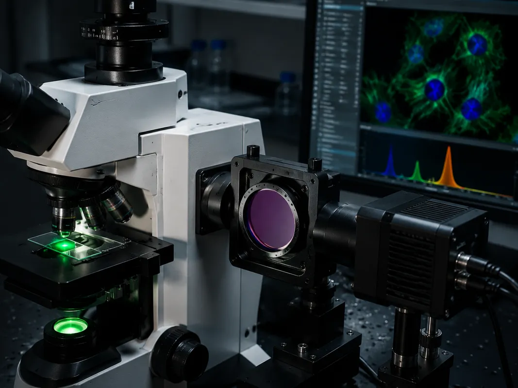 Bandpass Filter in Fluorescence Imaging and Raman Spectroscopy Systems