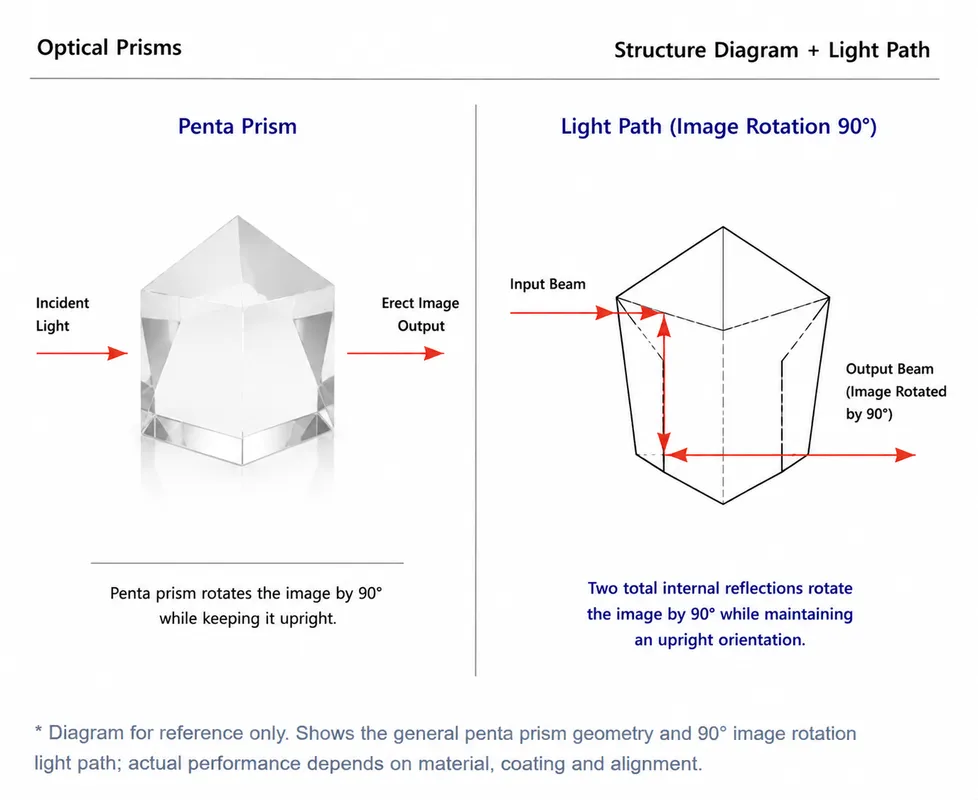Penta Prism Structure Diagram