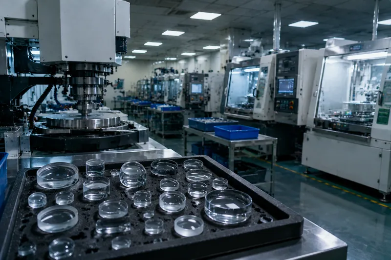 Chenyu Optics optical lens manufacturing facility – in-house polishing and coating