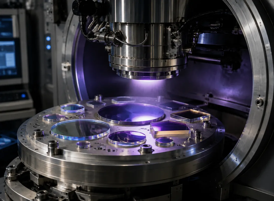 Optical coating chamber and vacuum coating equipment