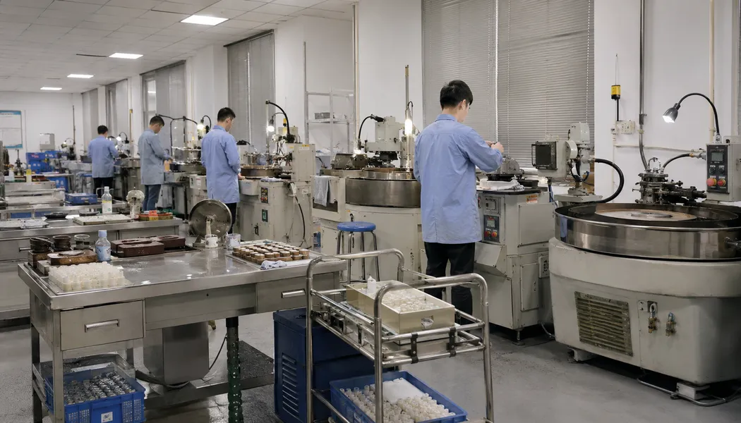Optical manufacturing workshop