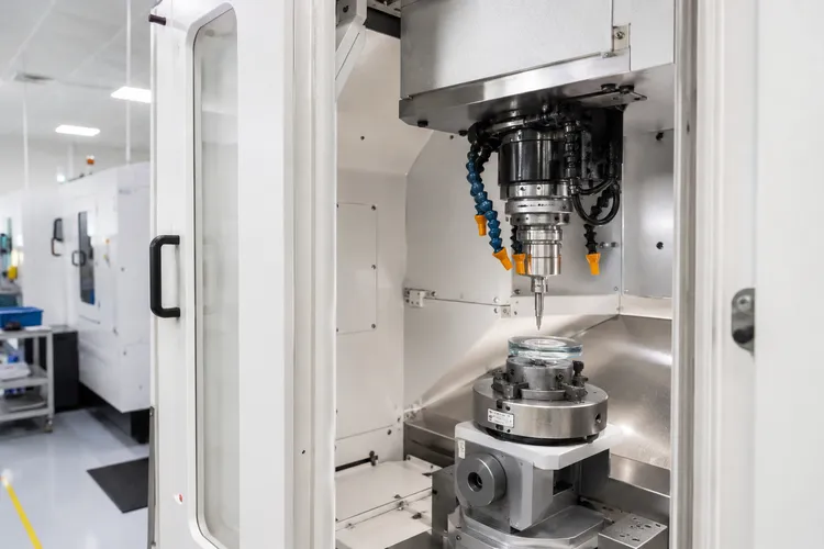 CNC optical machining process