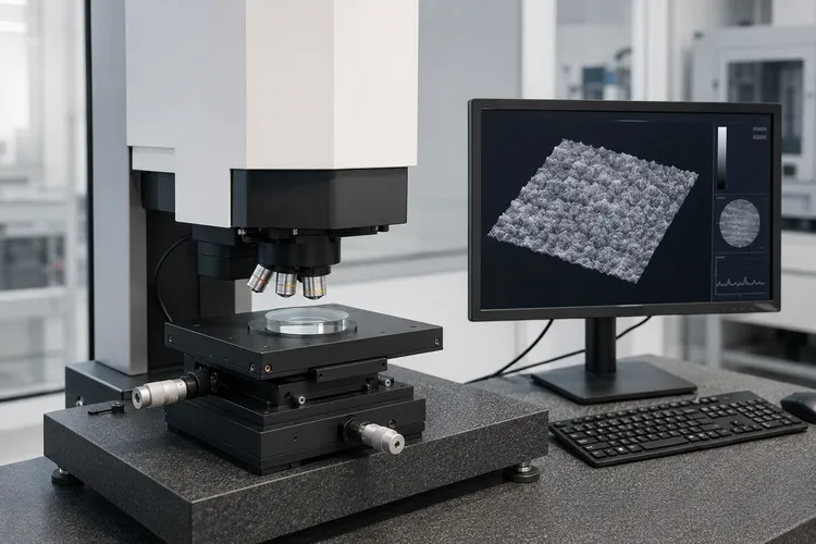 Optical roughness and flatness measurement