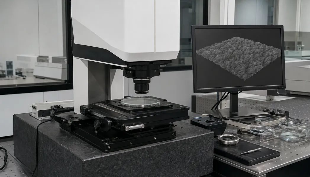 Optical surface roughness tester