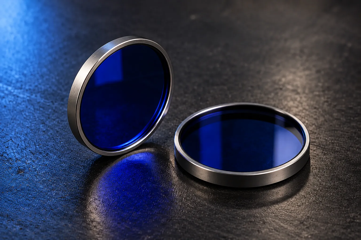 Blue Color Glass Filter