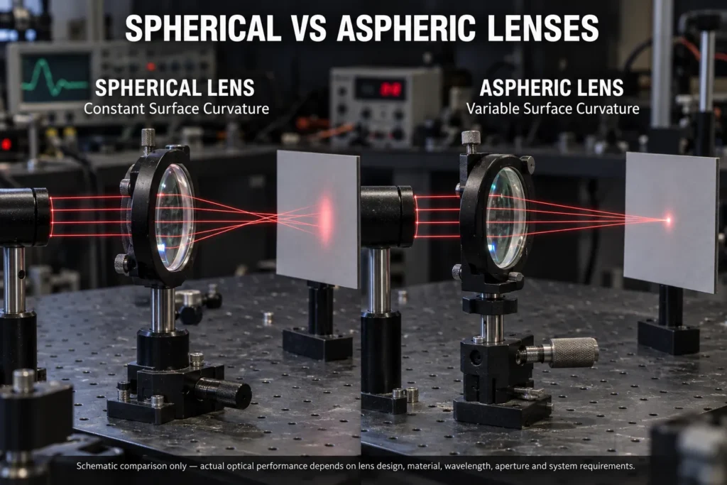 comparison of spherical and aspheric lenses