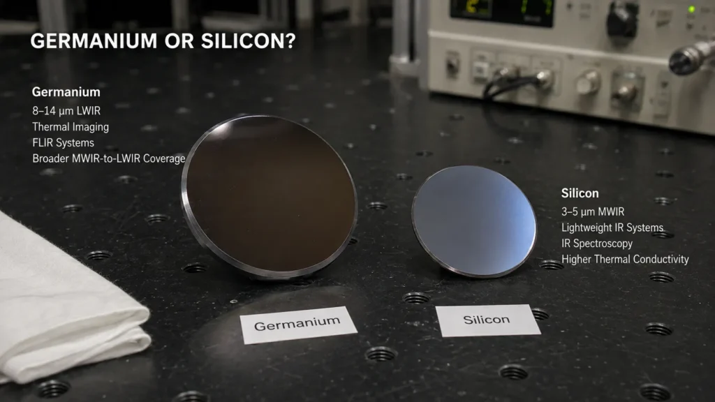 germanium vs silicon infrared application guide