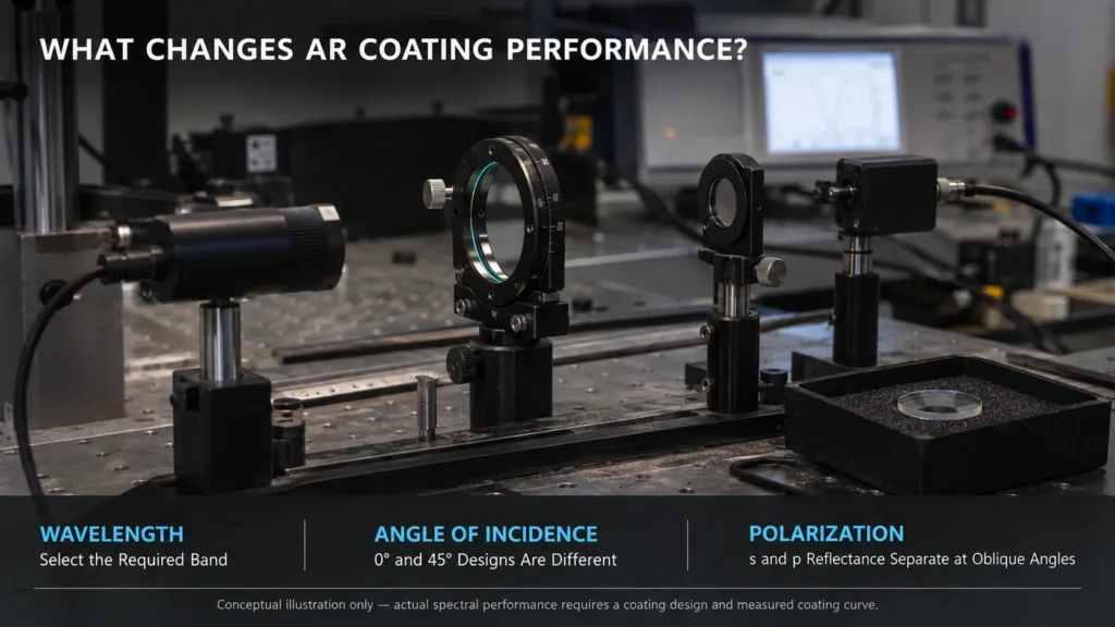 How wavelength, AOI and polarization affect AR coatings