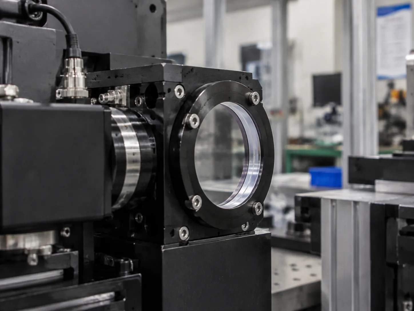 Large Diameter Fused Silica Optical Window in High Power Laser and UV Optical Systems