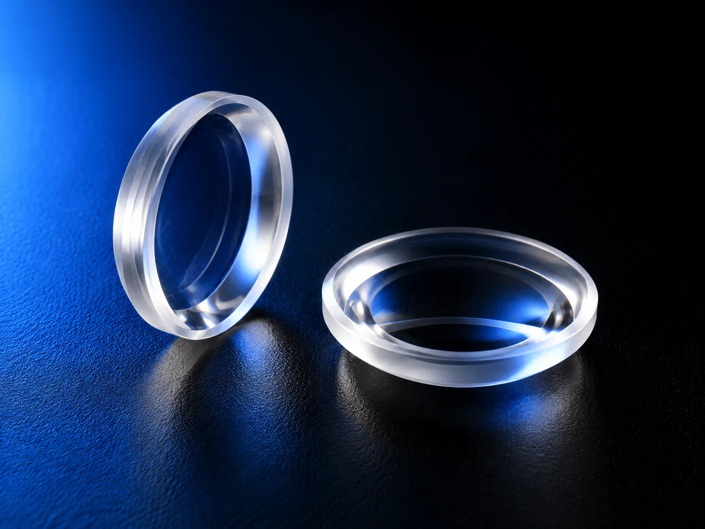 Custom negative meniscus lens manufactured by Chenyu Optics
