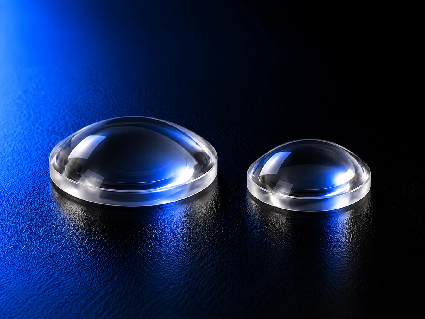 Precision polished aspheric lens