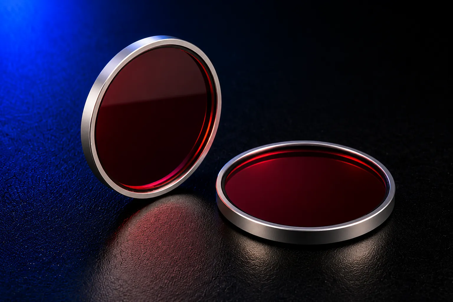 Red Color Glass Filter
