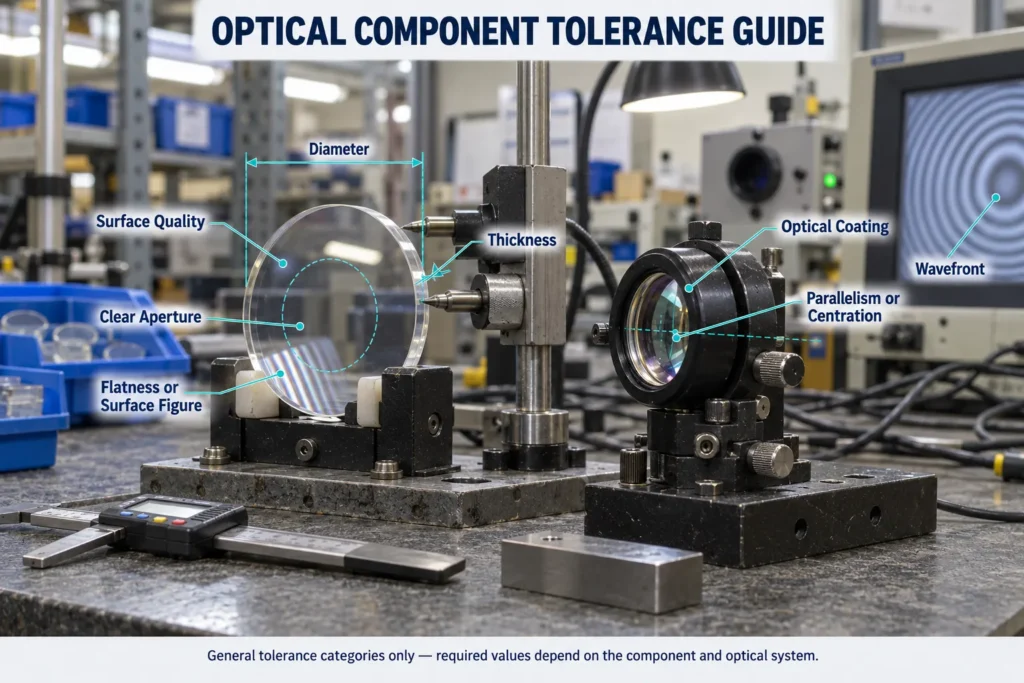 optical component tolerance guide